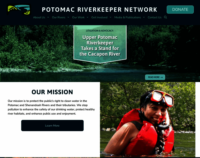 Potomacriverkeeper.org thumbnail