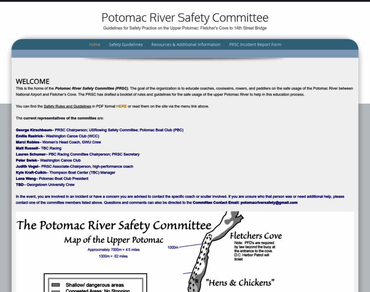 Potomacriversafetycommittee.org thumbnail