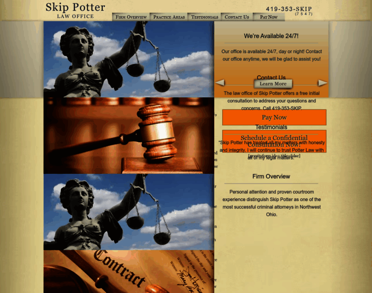 Potterlawoffice.com thumbnail