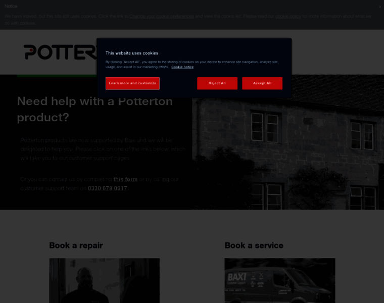 Potterton.co.uk thumbnail