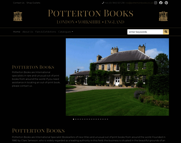 Pottertonbooks.co.uk thumbnail