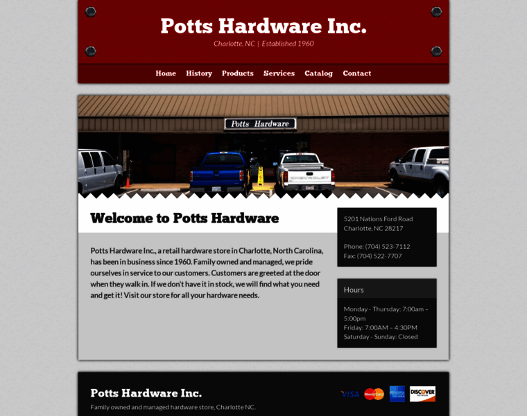 Pottshardware.com thumbnail