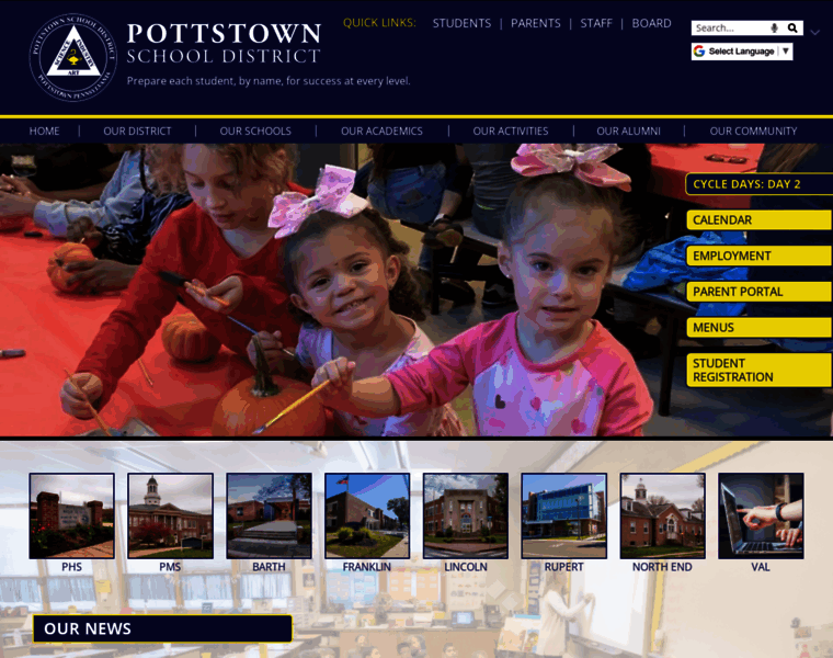 Pottstownschools.org thumbnail