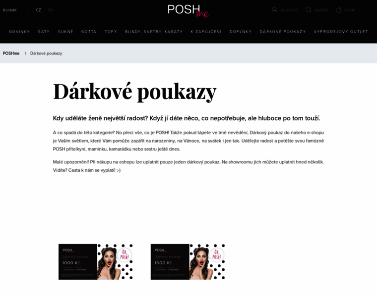 Poukazy.poshme.cz thumbnail