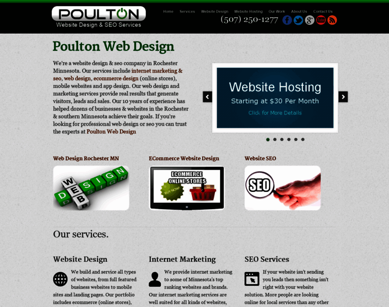 Poultonwebdesign.com thumbnail