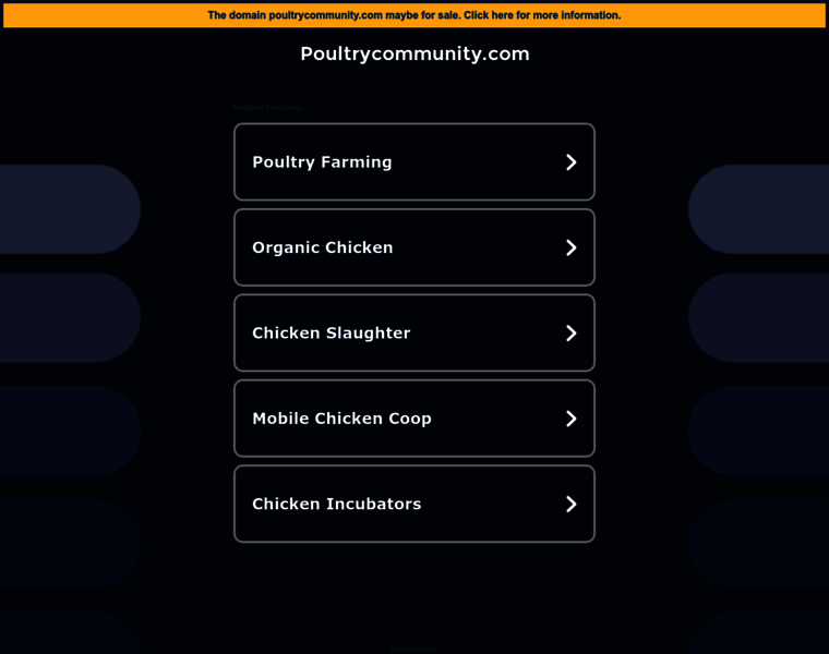 Poultrycommunity.com thumbnail