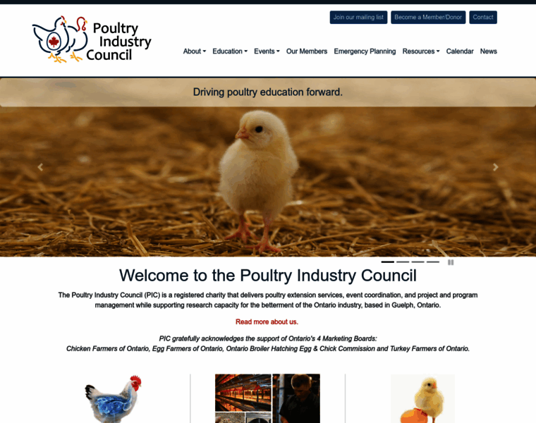Poultryindustrycouncil.ca thumbnail