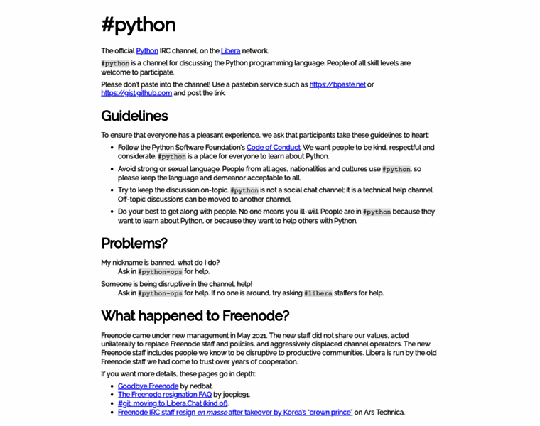 Pound-python.org thumbnail