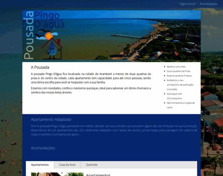Pousadapingodagua.com.br thumbnail