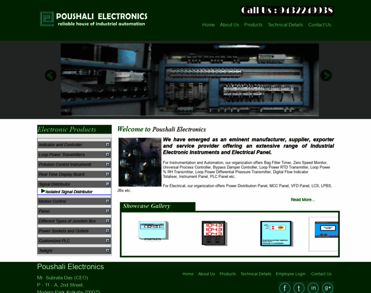 Poushalielectronics.com thumbnail