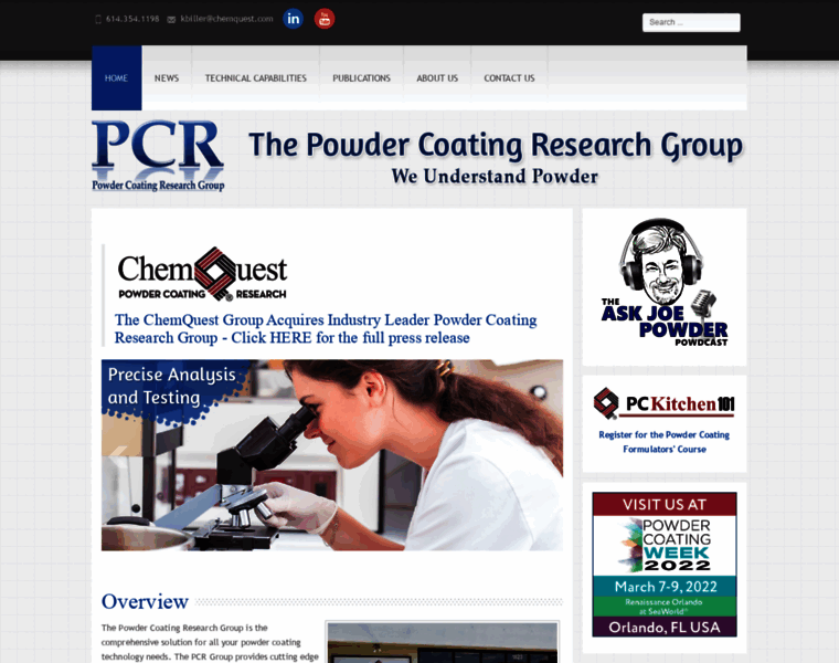 Powdercoatingresearch.com thumbnail