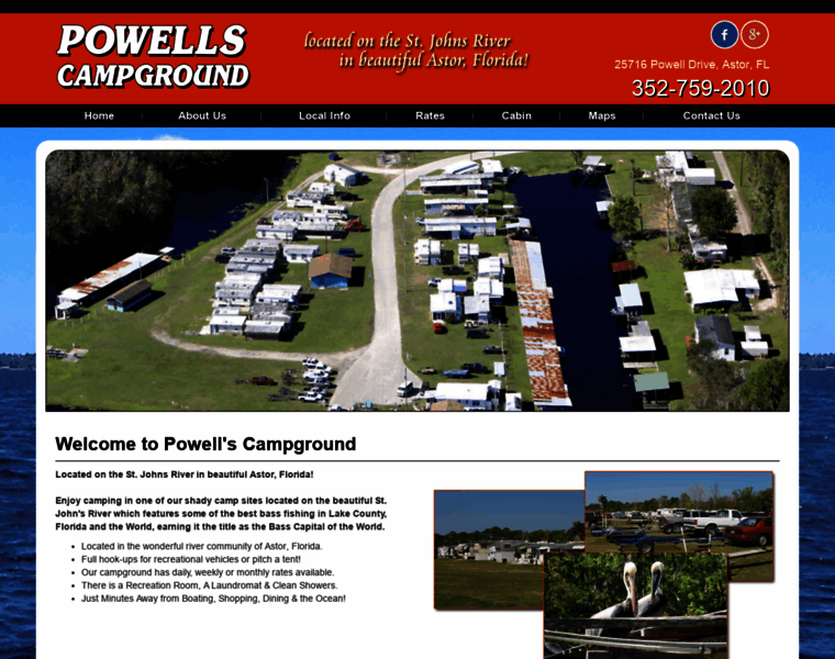 Powellscampground.com thumbnail