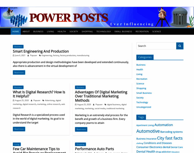 Power-posts.com thumbnail