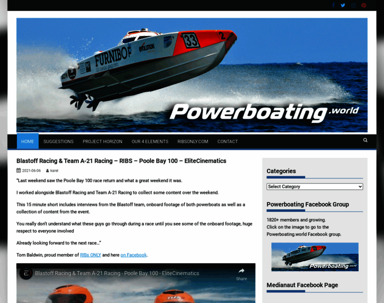 Powerboating.be thumbnail