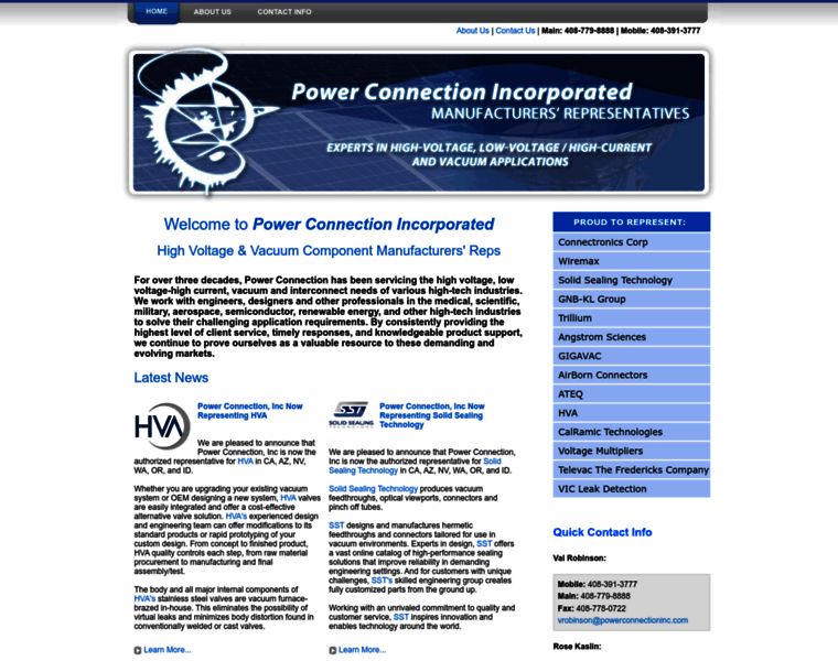 Powerconnectioninc.com thumbnail