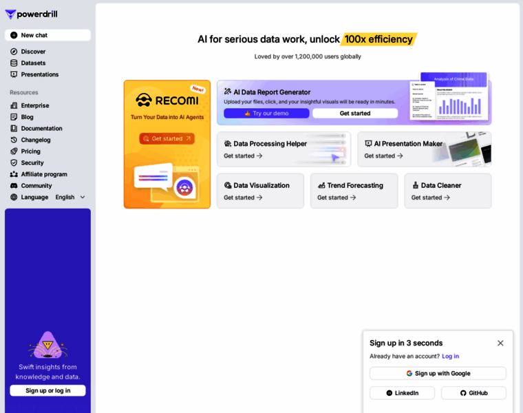 Powerdrill.ai thumbnail Powerdrill.ai thumbnail