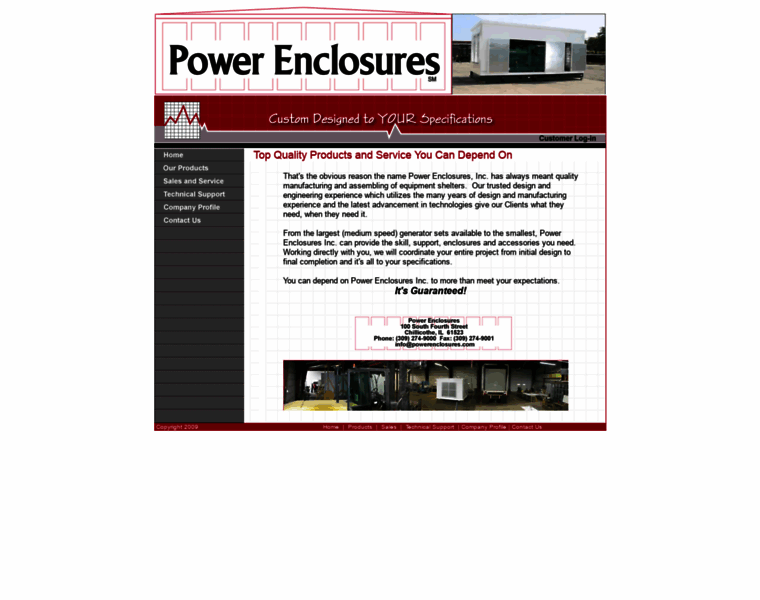 Powerenclosures.com thumbnail
