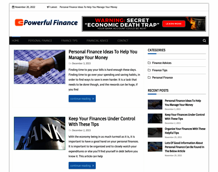 Powerfulfinance.com thumbnail