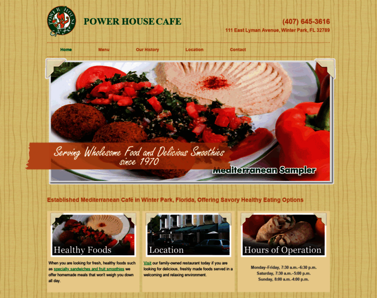 Powerhousecafe.com thumbnail