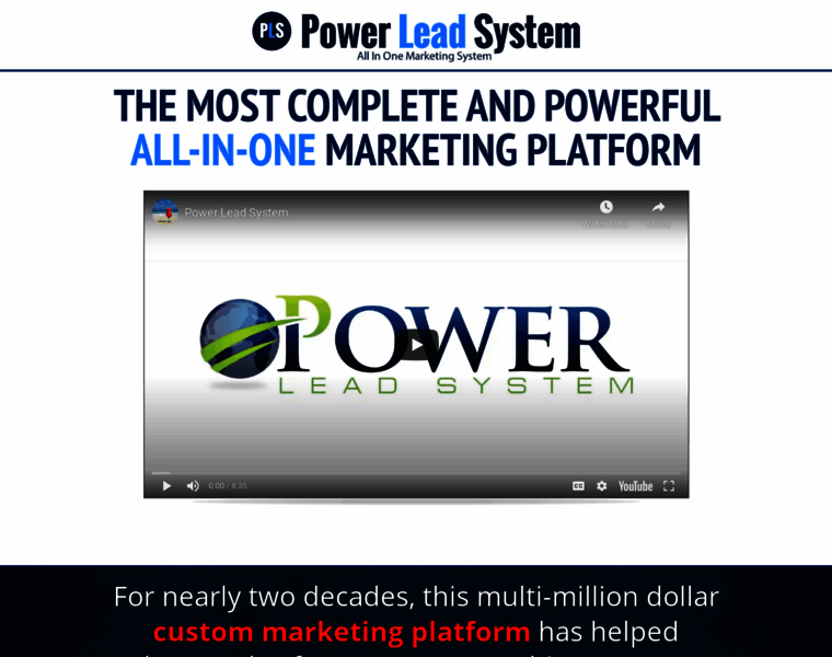 Powerleadsystem.com thumbnail