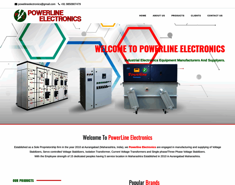 Powerlineelectronics.co.in thumbnail