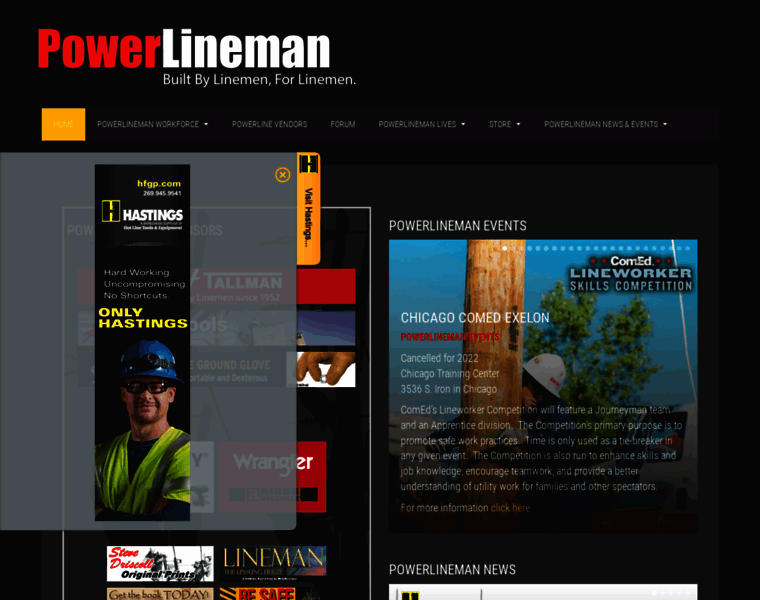 Powerlineman.com thumbnail