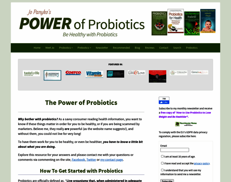 Powerofprobiotics.com thumbnail