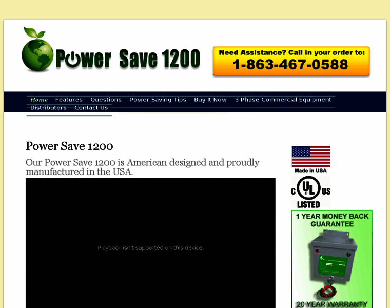 Powersave1200.net thumbnail