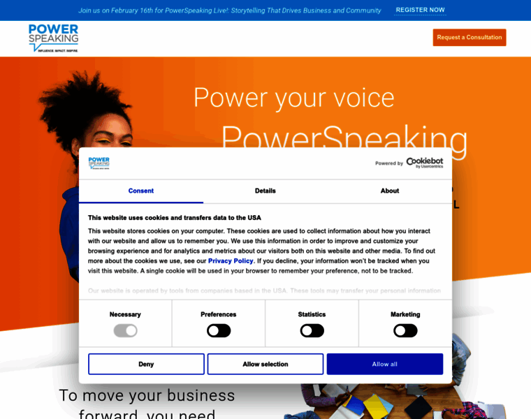Powerspeaking.com thumbnail