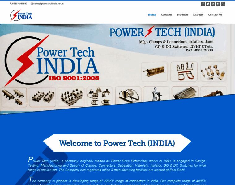 Powertechindia.net.in thumbnail