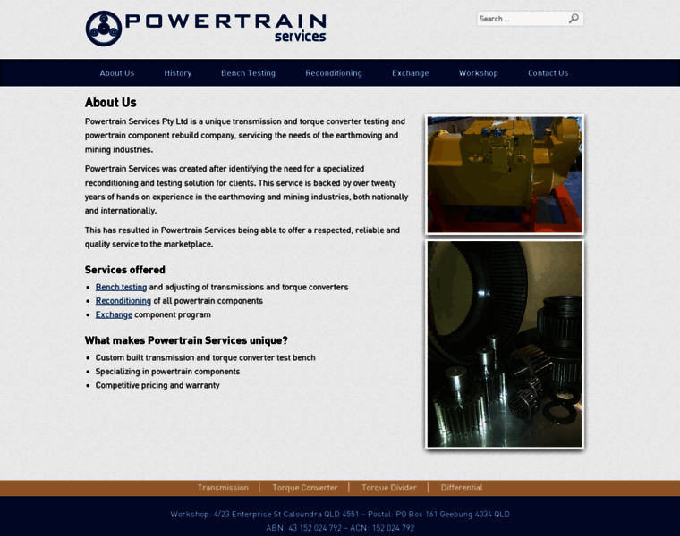 Powertrainservices.com.au thumbnail
