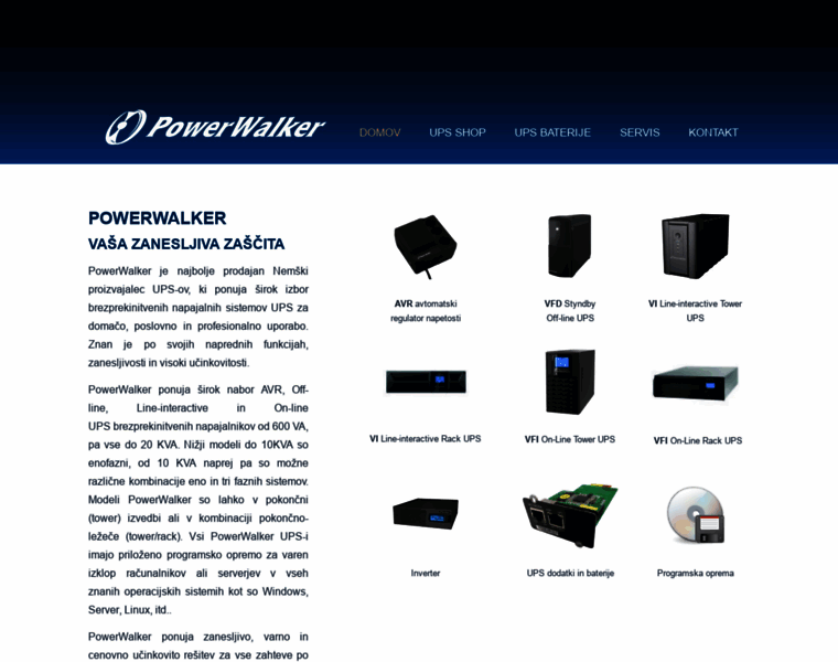 Powerwalker.si thumbnail