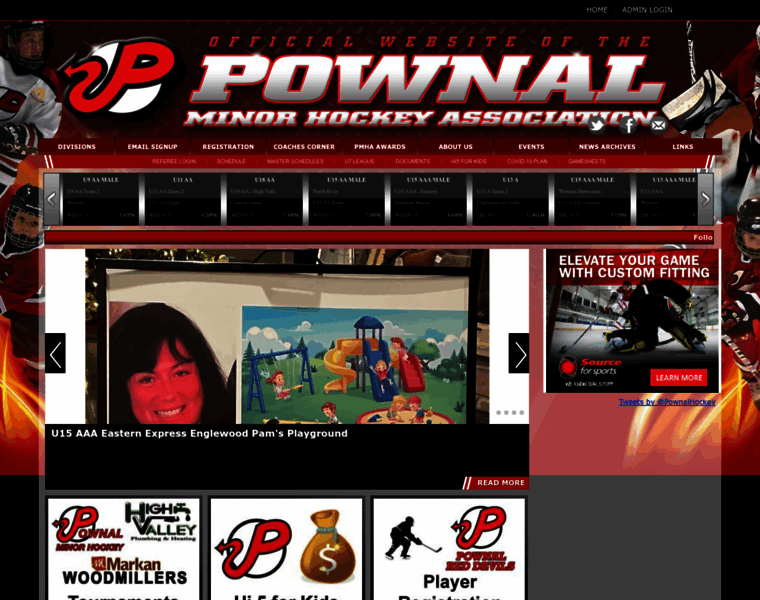 Pownalminorhockey.com thumbnail