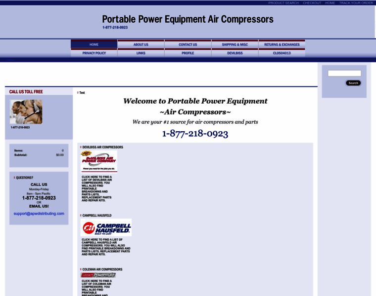 Ppe-air-compressors.com thumbnail