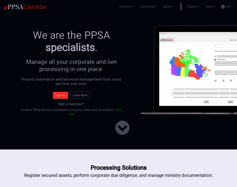 ppsaontario.com at WI. PPSACanada.com