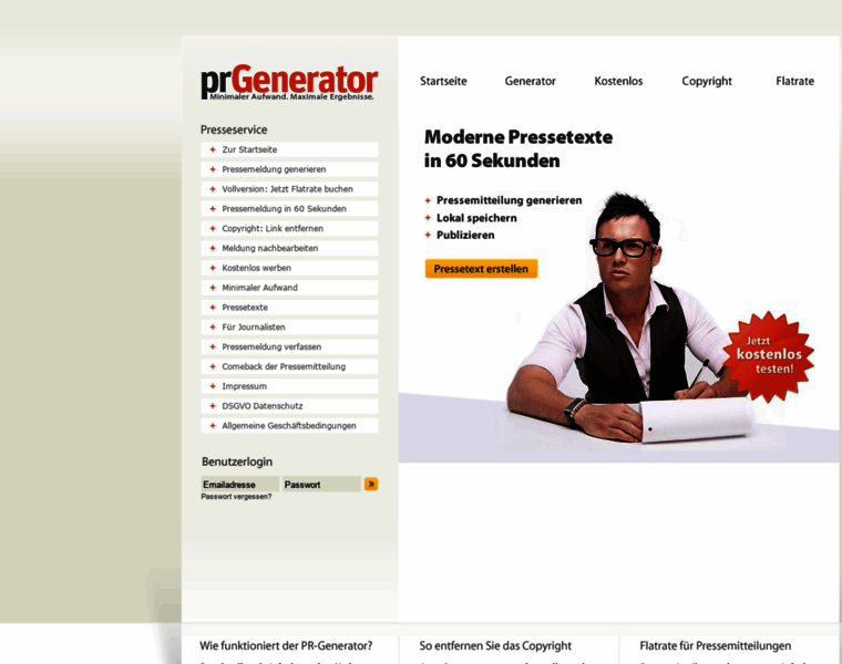 Pr-generator.de thumbnail