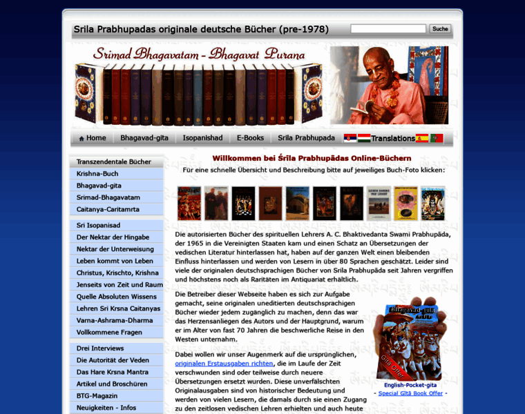 Prabhupada-books.de thumbnail