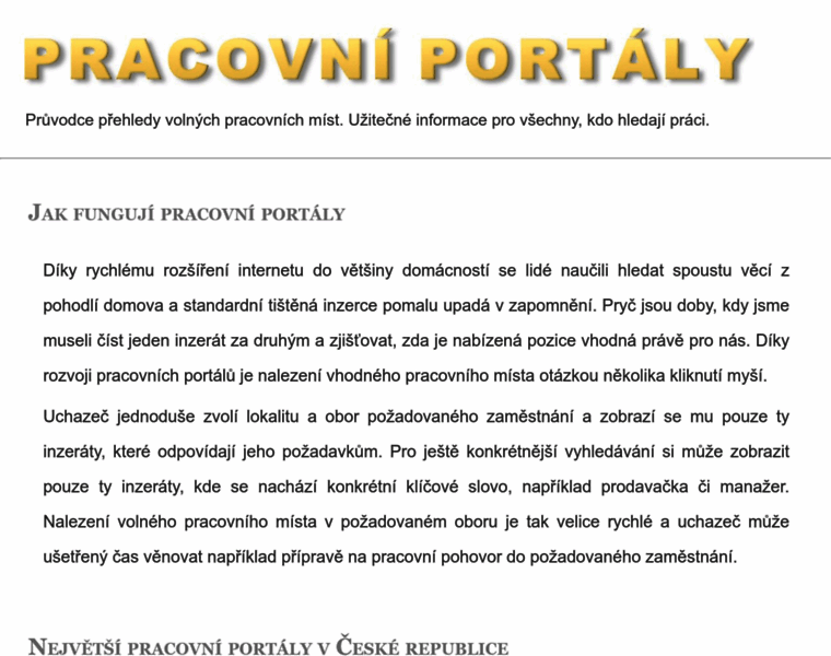 Pracovni-portaly.cz thumbnail