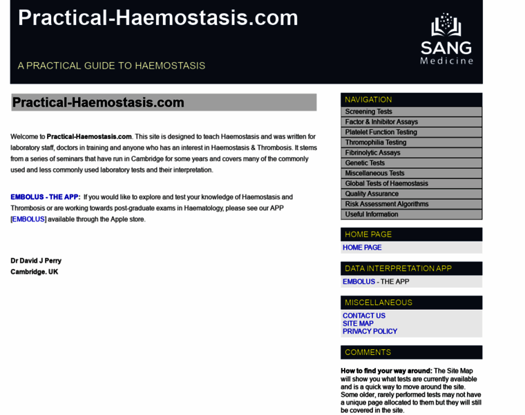 Practical-haemostasis.com thumbnail