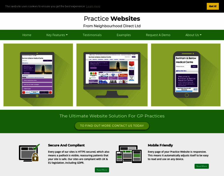 Practicewebsites.co.uk thumbnail