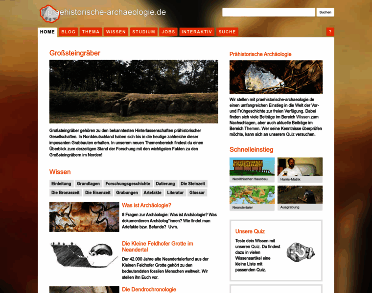 Praehistorische-archaeologie.de thumbnail