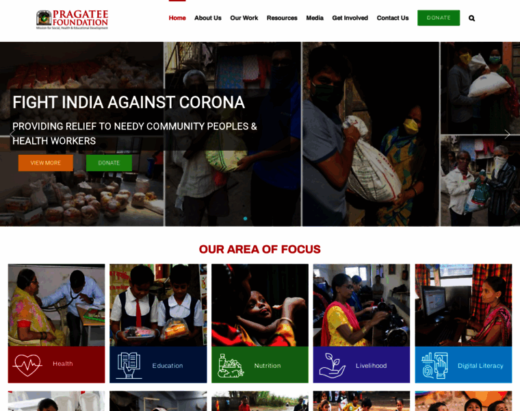 Pragatifoundation.com thumbnail