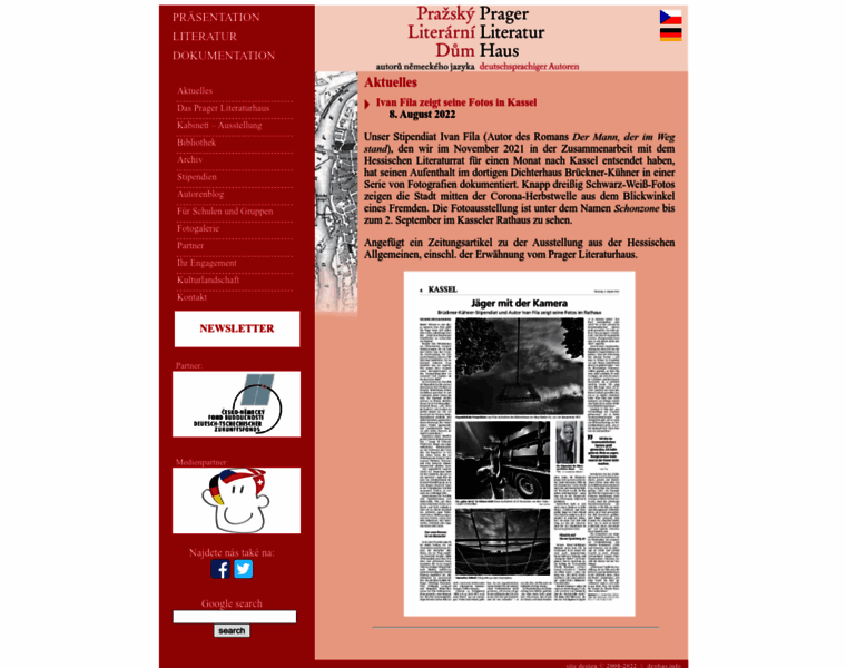 Prager-literaturhaus.com thumbnail