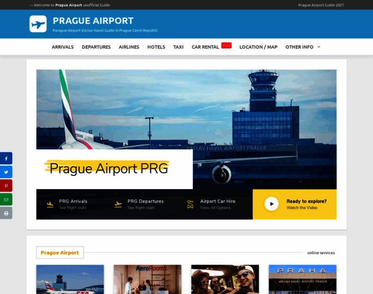 Prague-airport.com thumbnail