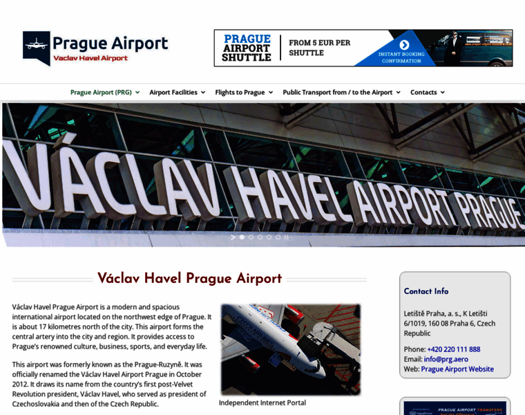 Pragueairport.co.uk thumbnail
