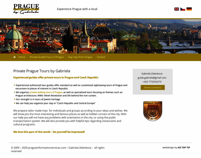 Pragueinformationservices.com thumbnail