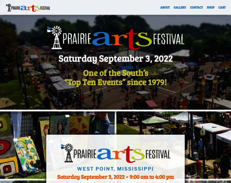 Prairieartsfestival.org thumbnail