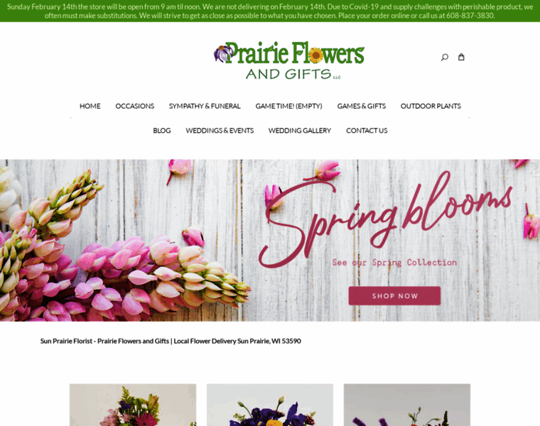 Prairieflowersandgifts.com thumbnail