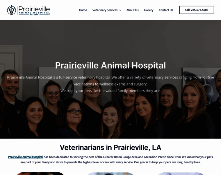 Prairievilleanimalhospital.com thumbnail