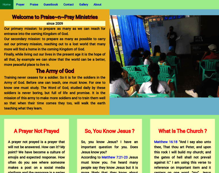 Praisenpray.org thumbnail Praisenpray.org thumbnail